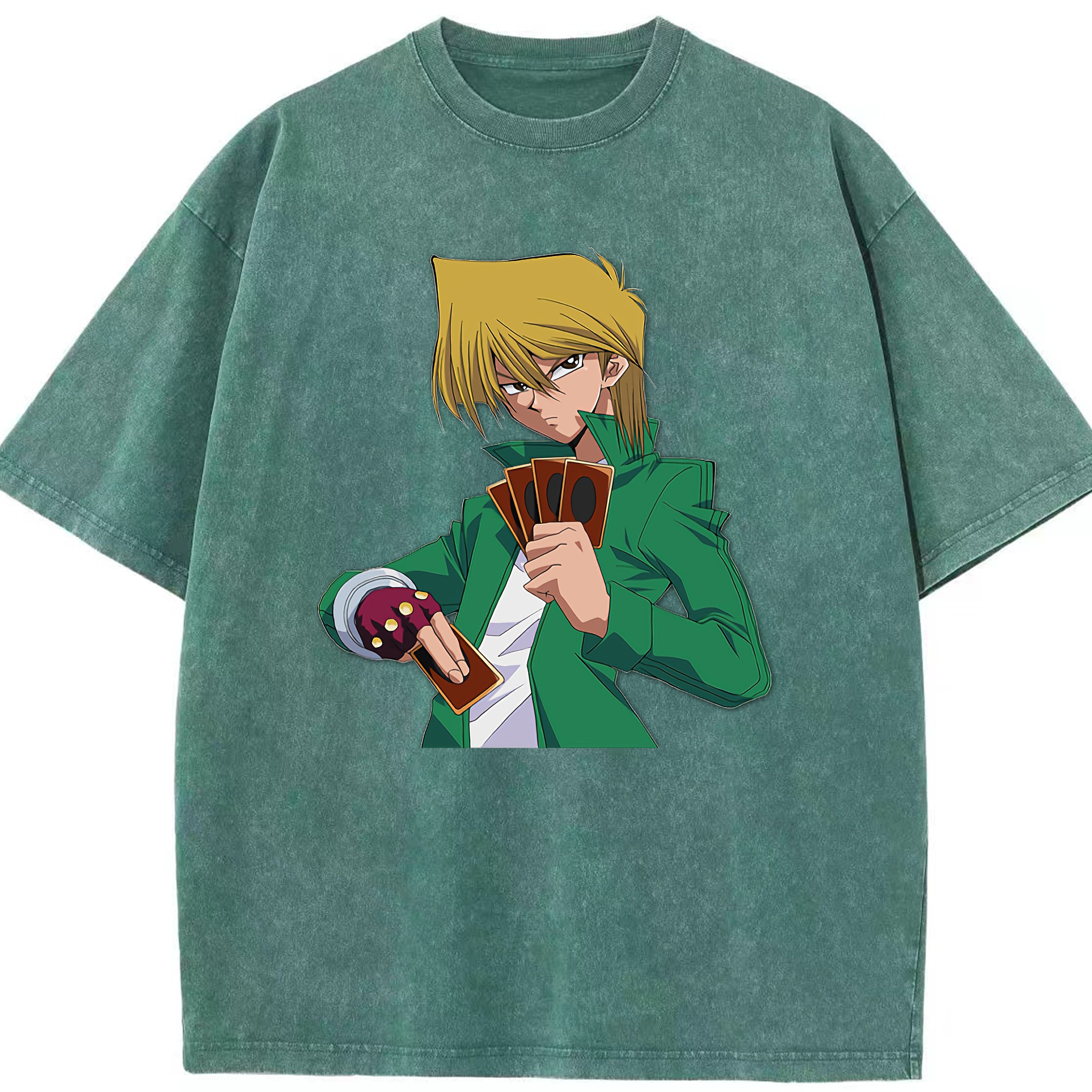 （画像用） 遊☆戯☆王 Yu-Gi-Oh! 綿100% ヴィンテージ風 半袖Tシャツ（フロントプリント）